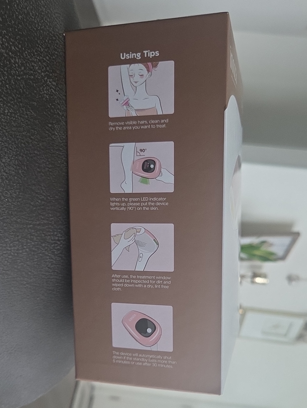 INNZA brand new laser hair remover. Rose gold - Picture 2 of 4